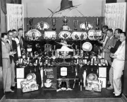 1940 Metropolitan Miami Fishing Tournament Old Fishing Photo