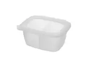 Progressive Softbox Silicone 4-Cup 940ml Divided Container Rectangle Clear