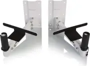 Adjustable Studio Speaker Wall Mount; Fits Both 38Mm & 35Mm Speaker Mounts; Whit