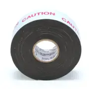 Scotch® Electrical Semi-Conducting Tape 13, 1 in x 15 ft, Printed, Black