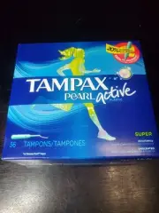 Tampax Pearl Super Absorbency ~ Unscented Tampons ~ Leak-Guard ~ 36 Count