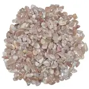 1 lb of Tumbled Strawberry Quartz Rock Chips