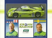 2010 Krohn Racing Ford Daytona Prototype Grand Am postcard