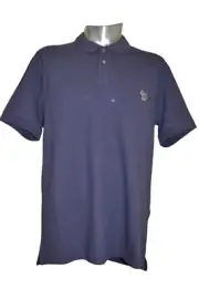 Paul Smith PS Zebra Patch Meuve Mens Polo Shirt “XXL” Slim Fit Brand New