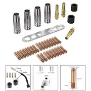 Mig Welding Accessory Kit for MB15 15AK Welding Torch Tips Holder Gas Nozzle