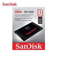 在飛比找Yahoo!奇摩拍賣優惠-喬格電腦  SanDisk ULTRA 3D 1TB SSD