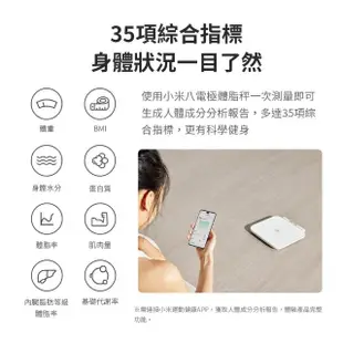 【小米】Xiaomi八電極體脂秤 體脂秤 體脂計 體脂 體重機 體脂機(精準測脂 支援藍芽 wifi 雙連接)