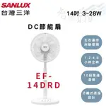 SANLUX三洋 14吋 DC直流 DC節能扇 電風扇 EF-14DRD 智盛翔冷氣家電