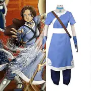 Avatar The Last Airbender Zuko Katara Bumian Ang Cosplay Costume L Red