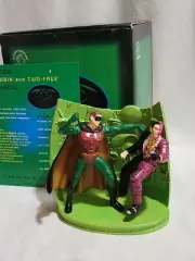 Applause Collector Batman Forever Robin & Two Face On Claw Island Statue 1995