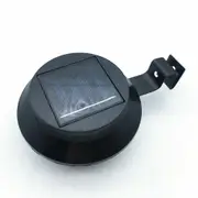 Ozoffer 10x BLACK Solar Powered 3LED Fence Gutter Light Outdoor Garden Yard Pathway