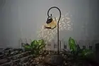 Solar LED String Light Watering Can Outdoor Garden Art Light Hollow Kettle Light