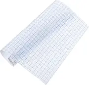 Self-Adhesive Vinyl Transfer Paper Furniture Transfers Rub-on Grid Pattern Easy Placement Indoor/Outdoor Use