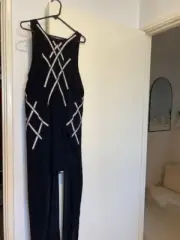 Black Sass and Bide Maxi Dress, Bitterness of Absense, Size 10