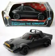 RARE VINTAGE 80'S LANCIA STRATOS WIND UP PAPPAS BROS KNIGHT RIDER GREECE NEW !