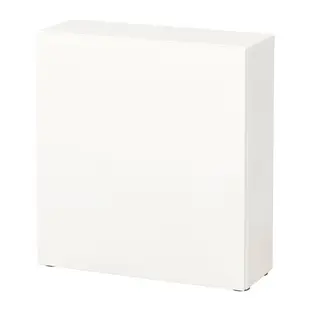 IKEA 附門片層架組, 白色/lappviken 白色, 60x22x64 公分