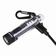 NEXTORCH K40 700lm Mini Size Bright EDC LED Keychain Flashlight With UV Red Blue RBG Sidelight Clip-on Mini Pocket Light