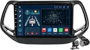 M6 pro2,Car Stereo 2 Din Android 14.0 Radio with 4G 5G WiFi DSP SWC Carplay for Compass 2016-2020 GPS Sat Navigation 10.1''MP5 Multimedia Video Player FM BT Receiver