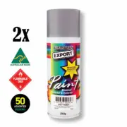 2x Australian Export Spray Paint Cans 250gm Fast Shipping Grey Primer