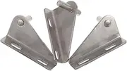 Mobestech 3pcs Freezer Door Hinges for Refrigerators Heavy Duty Design for Reliable Operation Smooth Opening and Closing for Commercial and Residential Use