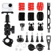 Motorcycle Bike Handlebar Helmet Mount Bundle for Insta360 X4GO 3X3X2ONE RS 1...