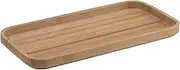 Gedy Melbourne Bathroom, Dimensions and Weight: 2 x 29.7 x 15 cm & 0.22 kg, Decorative Resin Tray, White Finish and Bamboo, Design by R&S, 2 Year Guarantee, Unica