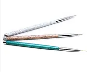 3 PCS Different Size Nail Line Brush Nail Art Pen Dotting Painting Drawing UV Gel Liner Paint Tool Set