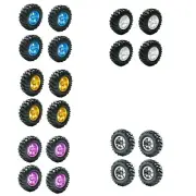 1.9" Alloy Wheels 7-spoke &Tires 96mm Fits 1/10 Rc Racing Climbing Axial SCX10
