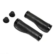 TDR Ergonomic MTB Mountain Bike Handlebar Grips Rubber Anti-Slip Bicycle Bar End Grips for Folding Bikes, 13cm Black Cycling Hand Grips for 0.79-0.98" Handlebars