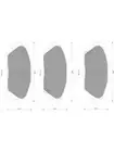 Bosch Brake Pad Front Set fits Mazda CX-3 1.8 DK SKYACTIV-D (DK4WS) (DB2330BL)