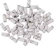 Jiawu Mini Sanding Bands, Silicon Carbide & Aluminum Oxide, Fine Grit, 2 Pack of 50pcs Each, Compact Size Nail File for Home Nail Art
