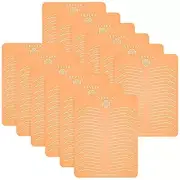 Microblading Supplies 12 Piece Silicone Double Sided Ombre Practice Skin For Eye