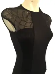 New Bloch Mirella Dance Leotard Black Size M