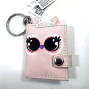 Claire’s Pink "Princess Kitty" Mini Notebook with Keychain Ring NWT