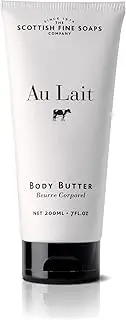 Scottish Fine Soaps Au Lait Milk Body Butter in a Tube 7oz tube by