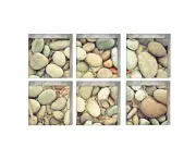 Non-Slip Bath Treads Stickers Beach Pattern Square 3D Adhesive Anti Slip Tub Tattoos Decals Bathroom Tubs Shower Tub Sticker Bathtub Appliques