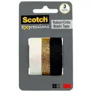 Scotch Expressions Glitter Tape [3-Pack]: 3-pack (Assorted)