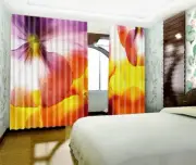 3D Color Petal 42 Blockout Photo Curtain Print Curtains Drapes Fabric Window AU
