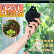 Hanger Flower Basket Pot Pulley Retractable Plant Hanging Hook Pull Down Holder