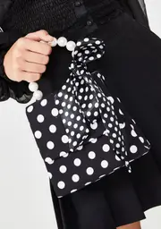 Viva Demure Polka Dot Purse