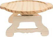 LIFKOME Rest Tray for Sofa Bamboo Couch Table Snack Dessert Holder Sturdy Sturdy Space-Saving Design