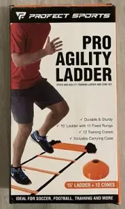 Profect Sports Pro Agility Ladder- Blue / Black