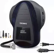Tire Inflator Air Compressor, Portable DC/AC Air Pump for Car Tires 12V DC