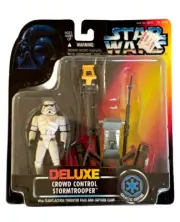 Kenner Star Wars Deluxe Crowd Control Stormtrooper w/ Thruster Pack 1996