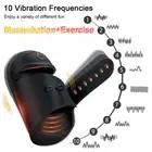 Male Masturbator Penis Vibrating Glans Stroker Cup Stimulator Sex Toy For Men AU