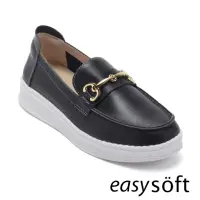 在飛比找momo購物網優惠-【Easy Spirit】ELAXI 馬銜釦真皮休閒樂福鞋(