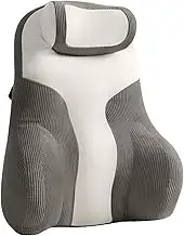 Back Support Pillow with Arms - Bed Pillow for Reading - Lumbar & Neck Support Cushion, Sit Up Chair Pillow with Arms, Soft Reading Cushion for Kids & Adults