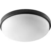 Quorum International 902-15-69 Fort Worth Flush Mount Noir