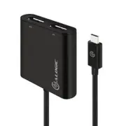 Alogic UC2DP-ADP USB Type-C USB-C to Dual DisplayPort 2.0 Adapter 4K (3840x2160) @ 30 Hz