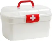 Generic First Aid Kit with Removable Tray for Home Use, 7.87inchx5.12inchx5.51inch